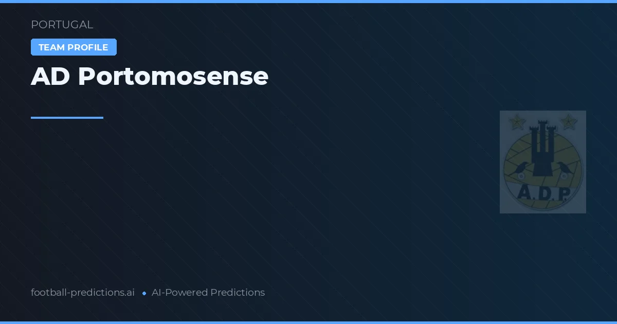 AD Portomosense Pronósticos y estadísticas