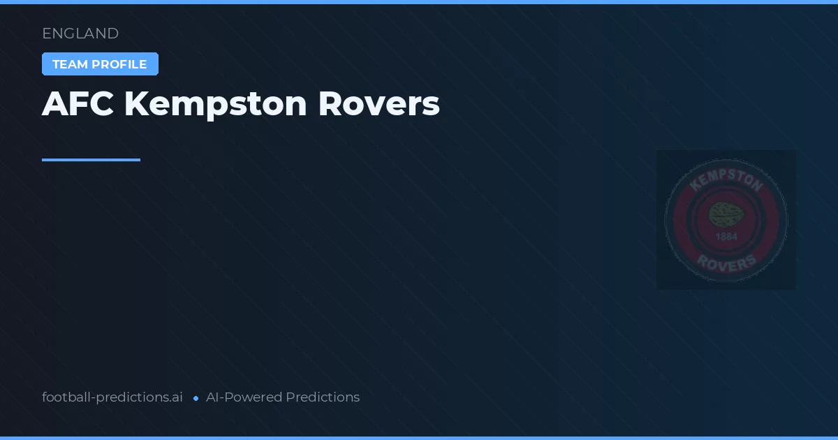 AFC Kempston Rovers Pronósticos y estadísticas