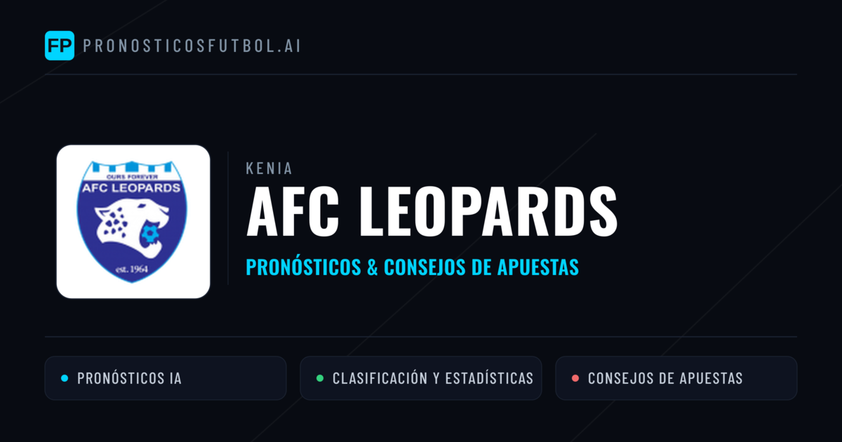 AFC Leopards Pronósticos y estadísticas