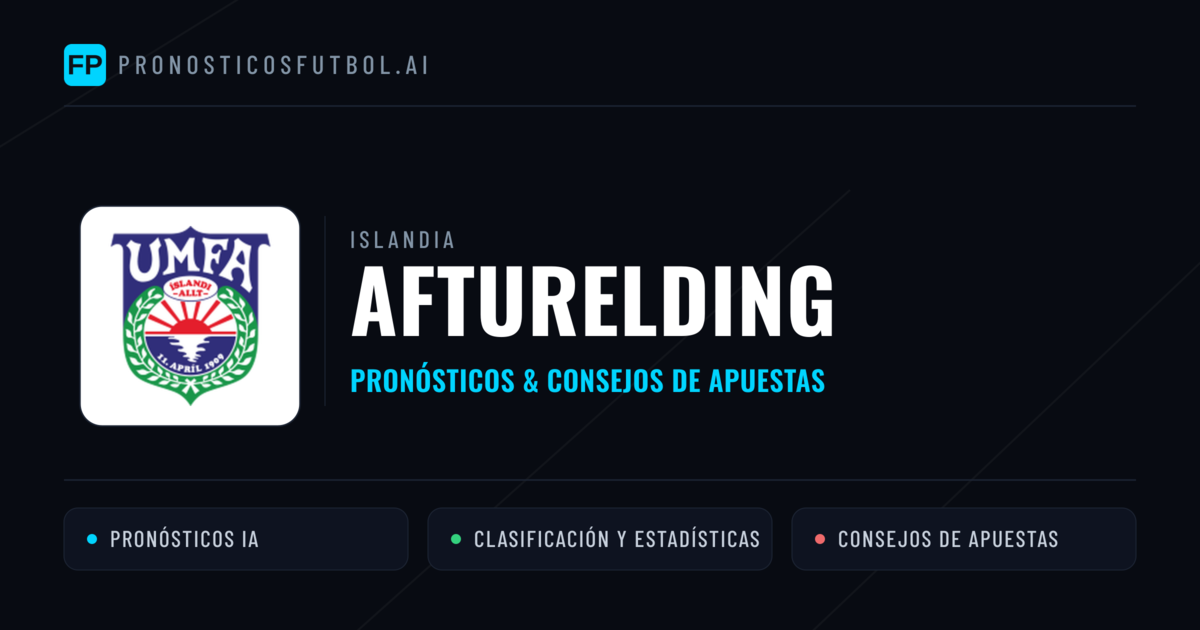 Afturelding Pronósticos y estadísticas