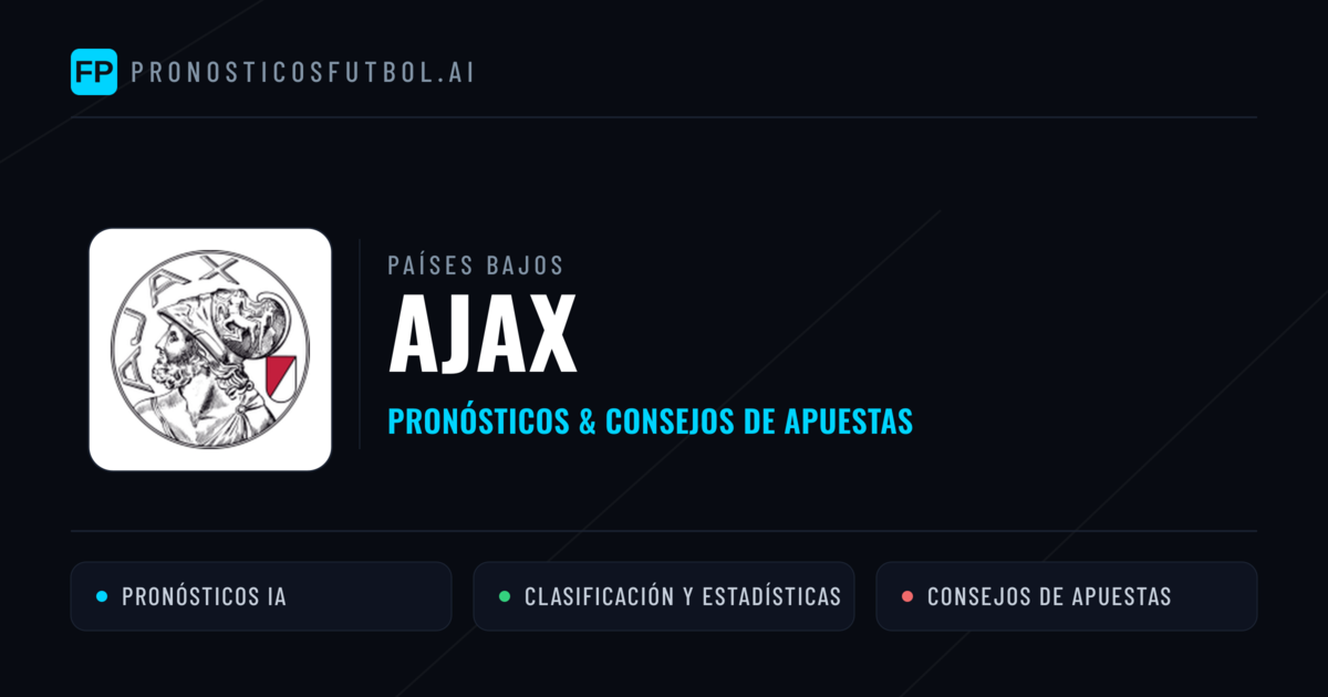 Ajax Pronósticos y estadísticas