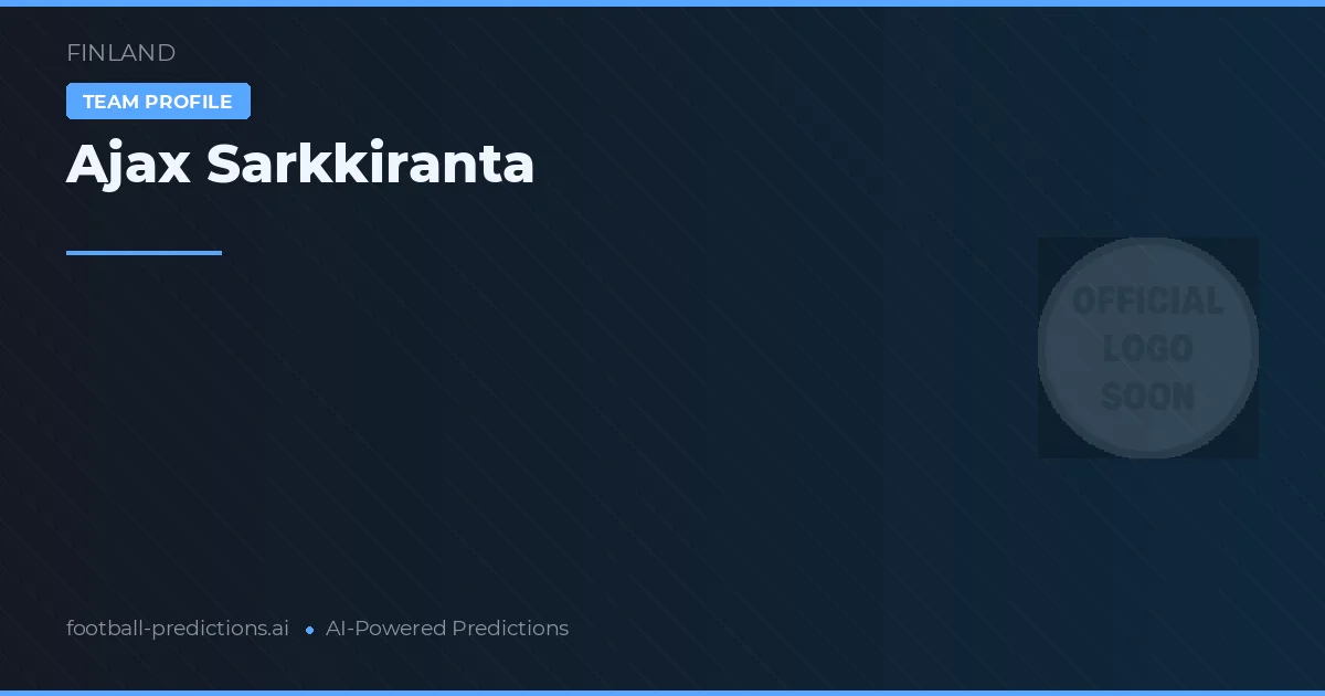 Ajax Sarkkiranta Pronósticos y estadísticas