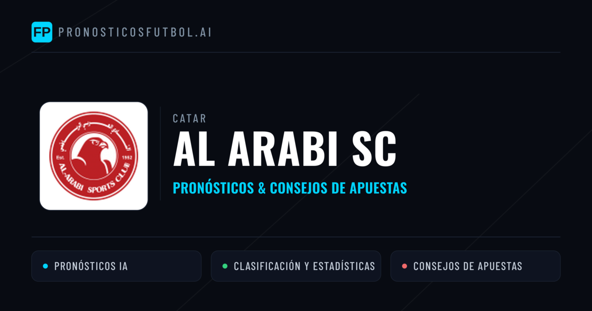 Al Arabi SC Pronósticos y estadísticas