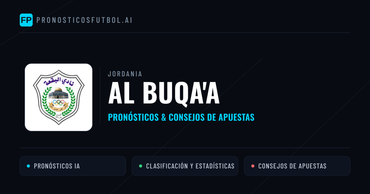 Al Buqa'a Pronósticos y estadísticas