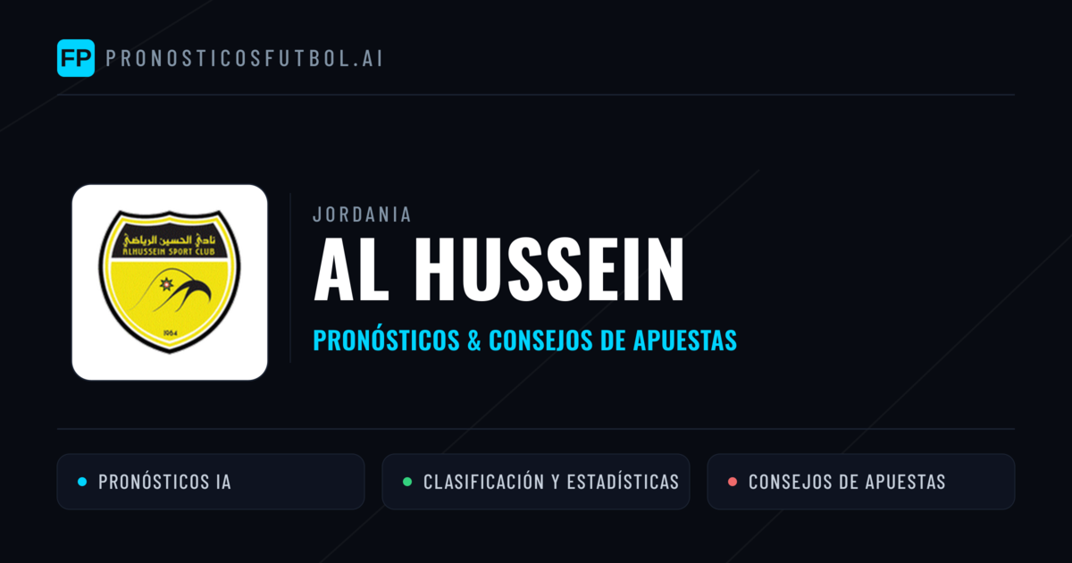 Al Hussein Pronósticos y estadísticas