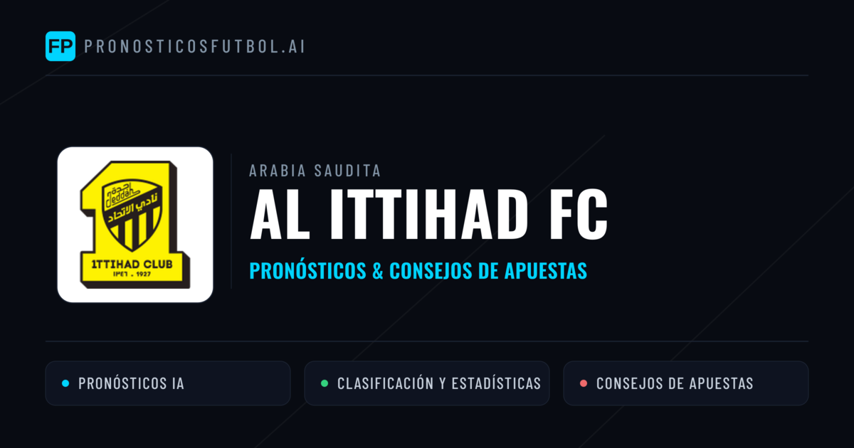 Al Ittihad FC Pronósticos y estadísticas