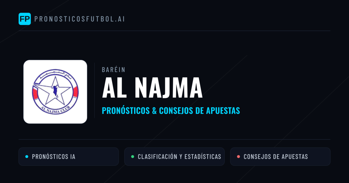 Al Najma Pronósticos y estadísticas