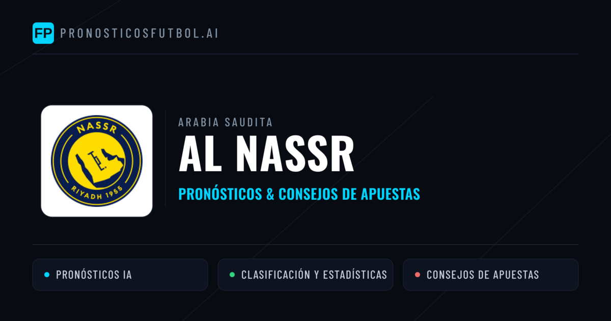 Al Nassr Pronósticos y estadísticas