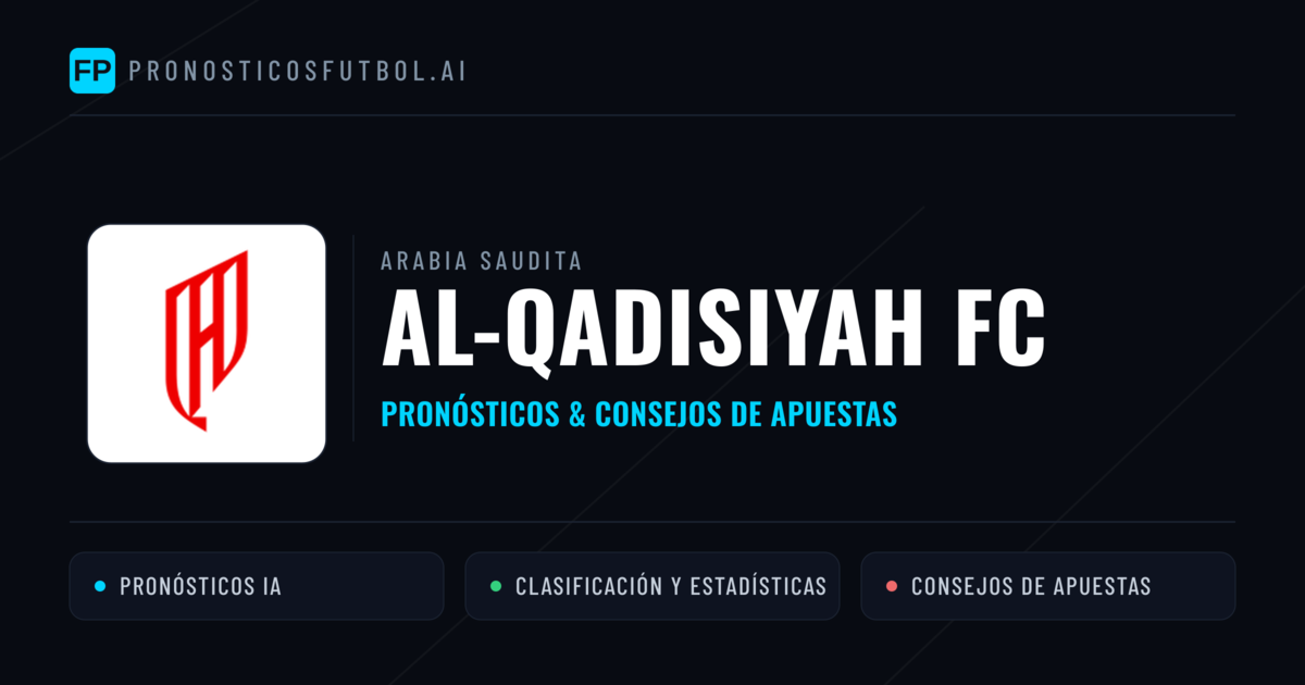 Al-Qadisiyah FC Pronósticos y estadísticas
