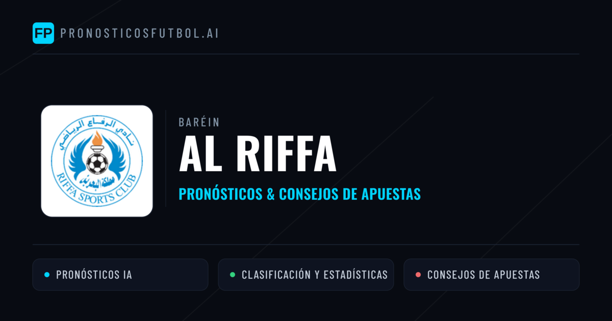 Al Riffa Pronósticos y estadísticas