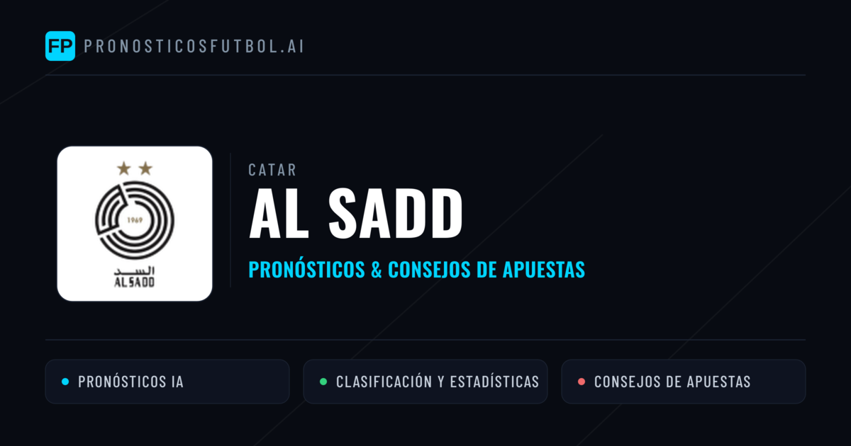 Al Sadd Pronósticos y estadísticas