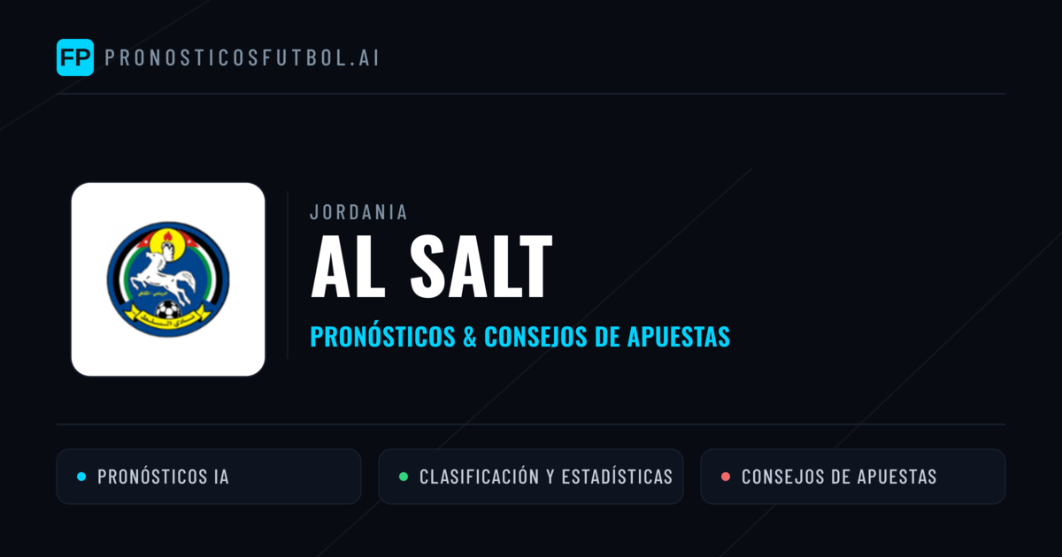 Al Salt Pronósticos y estadísticas