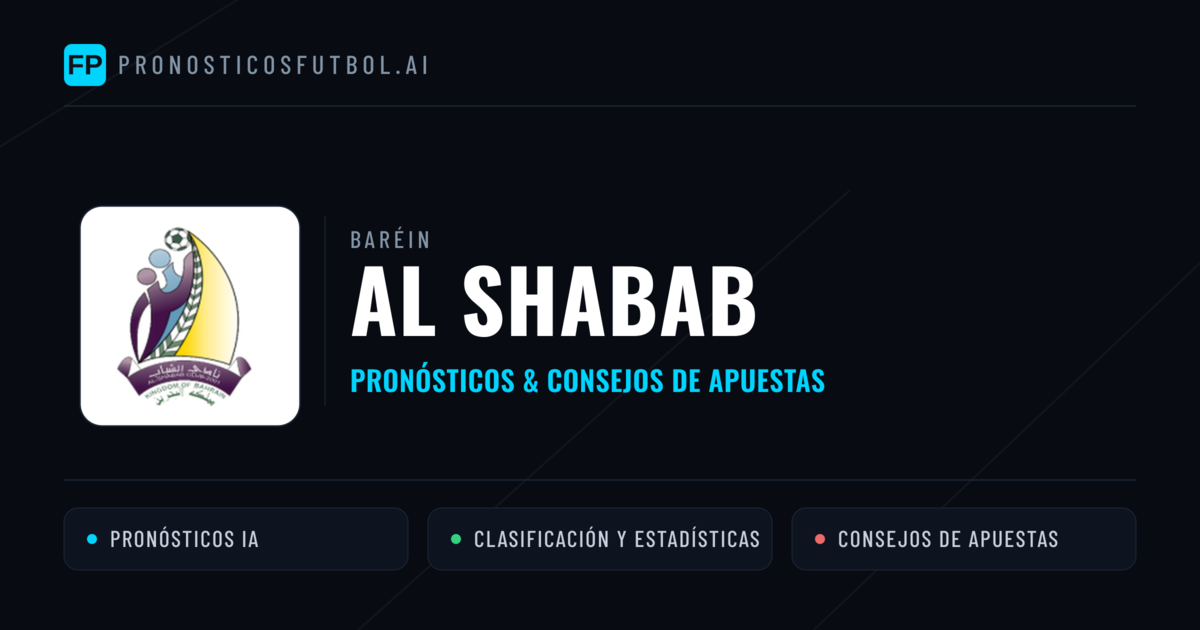 Al Shabab Pronósticos y estadísticas