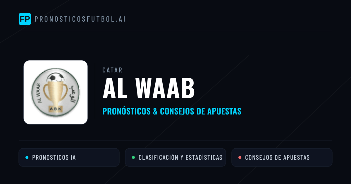 Al Waab Pronósticos y estadísticas