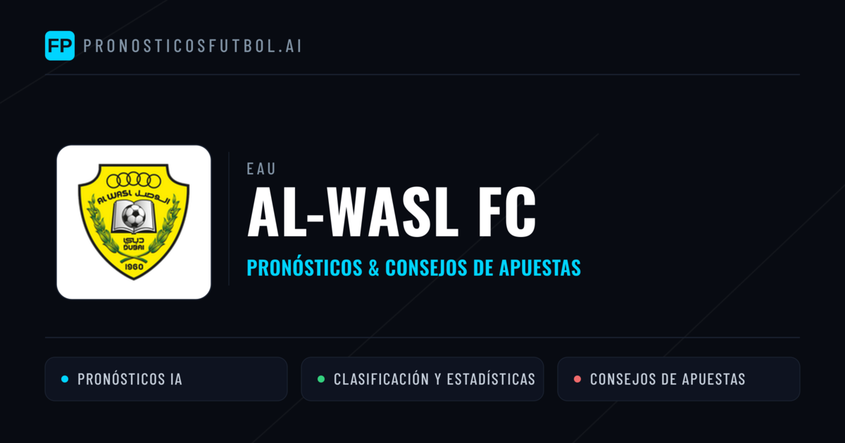 Al-Wasl FC Pronósticos y estadísticas