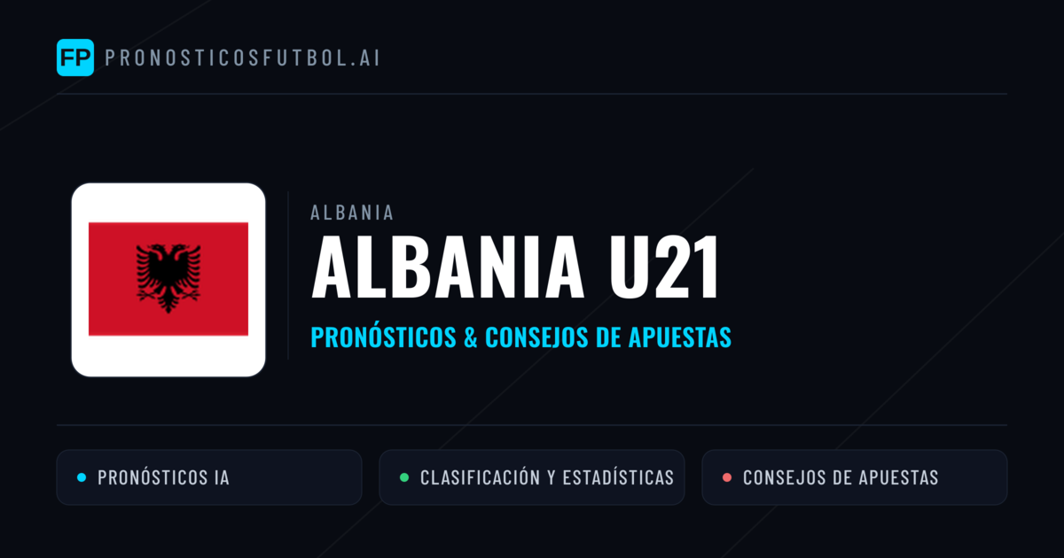 Albania U21 Pronósticos y estadísticas