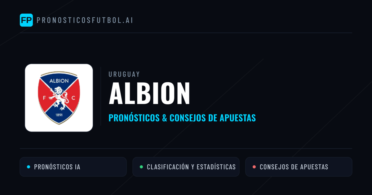 Albion Pronósticos y estadísticas