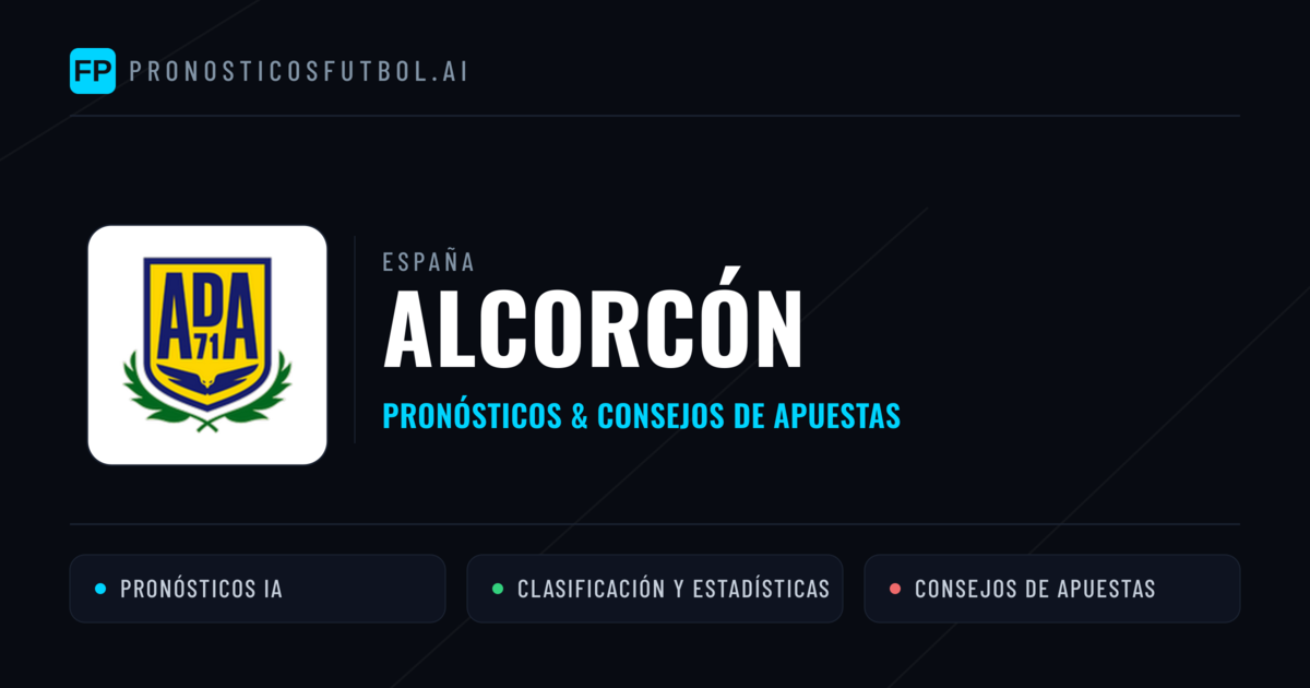 Alcorcón Pronósticos y estadísticas