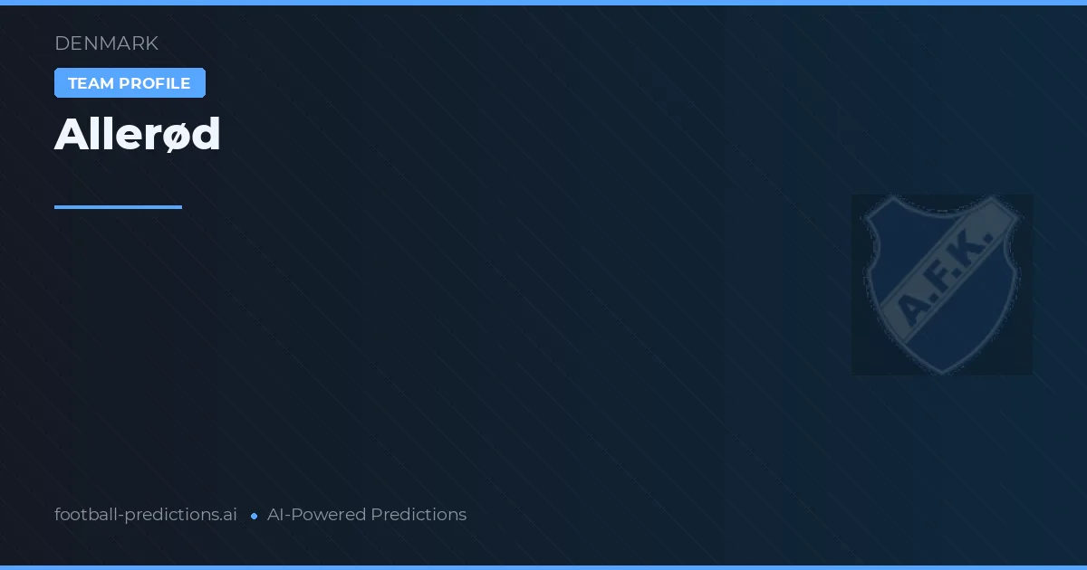 Allerød Pronósticos y estadísticas