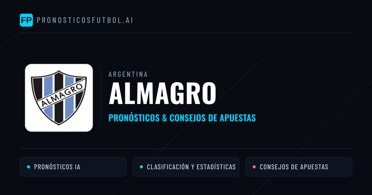 Almagro Pronósticos y estadísticas