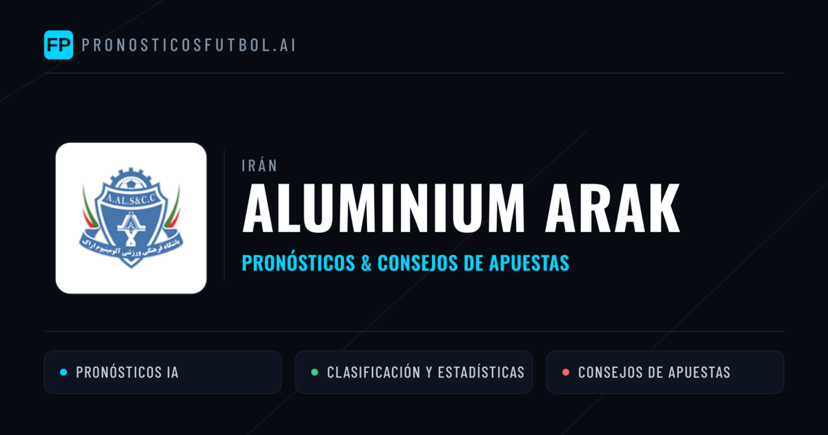 Aluminium Arak Pronósticos y estadísticas