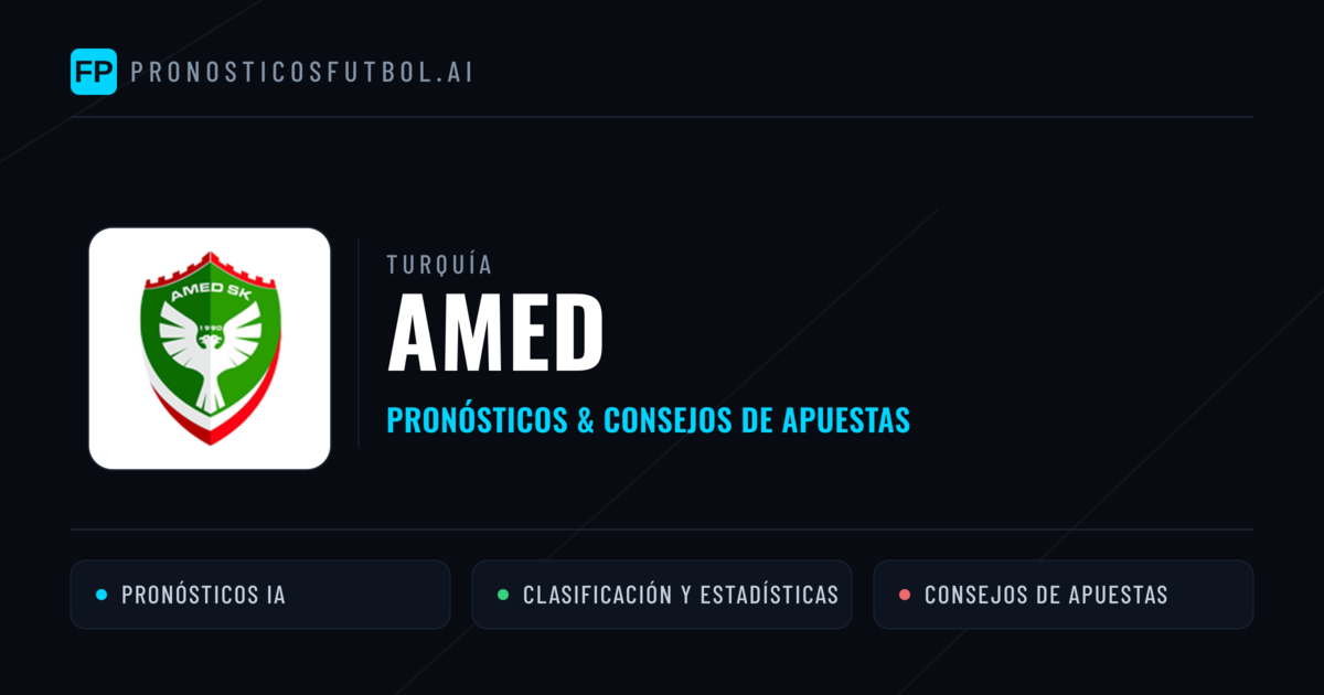 Amed Pronósticos y estadísticas
