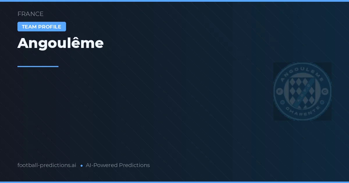 Angoulême Pronósticos y estadísticas