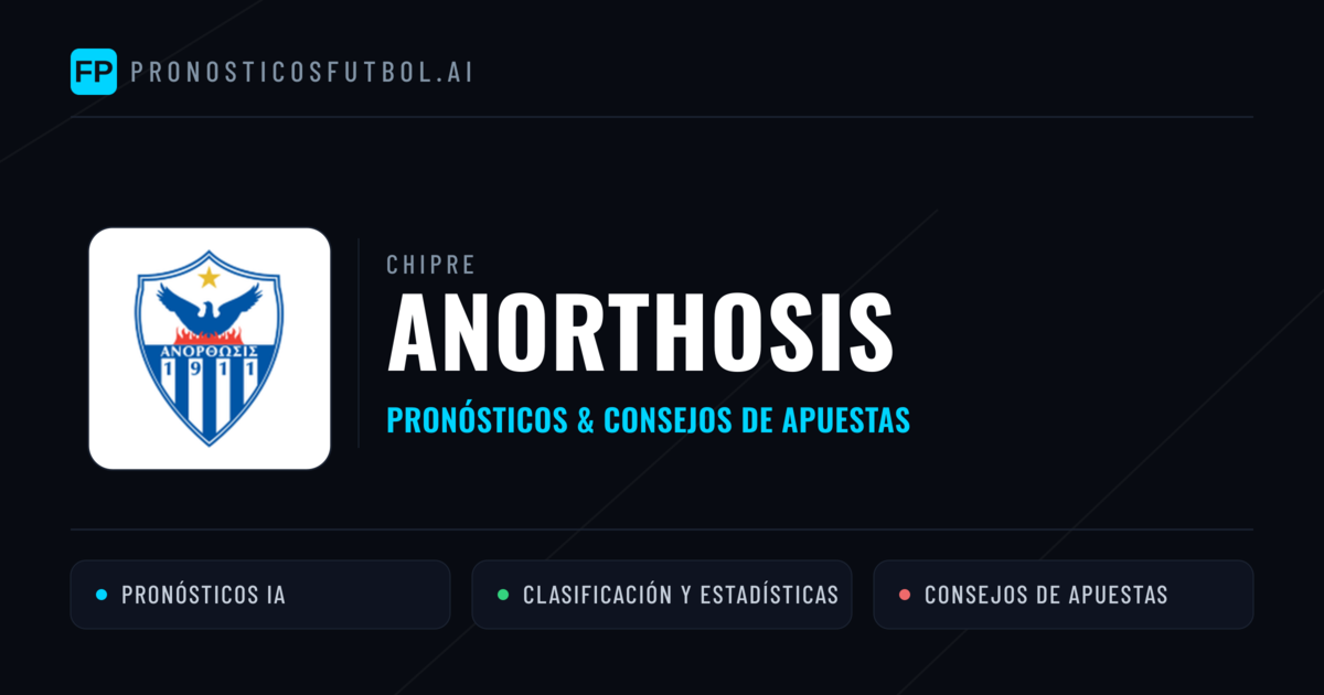 Anorthosis Pronósticos y estadísticas