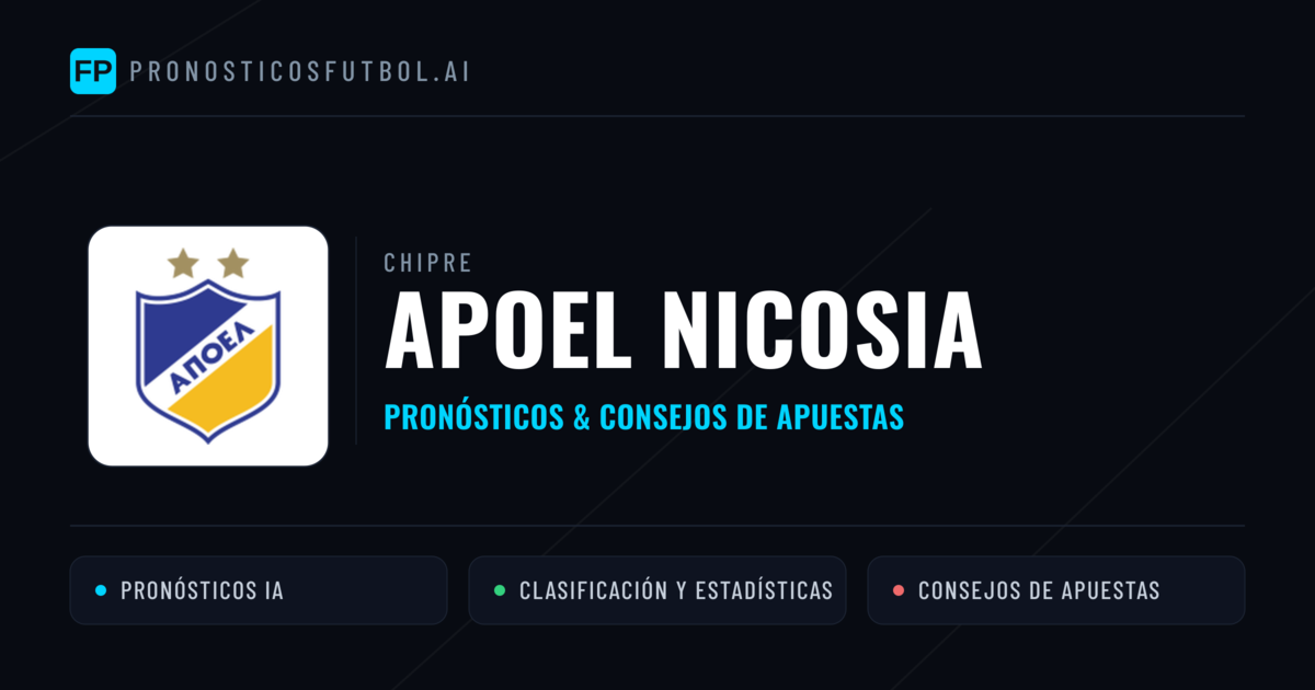 Apoel Nicosia Pronósticos y estadísticas
