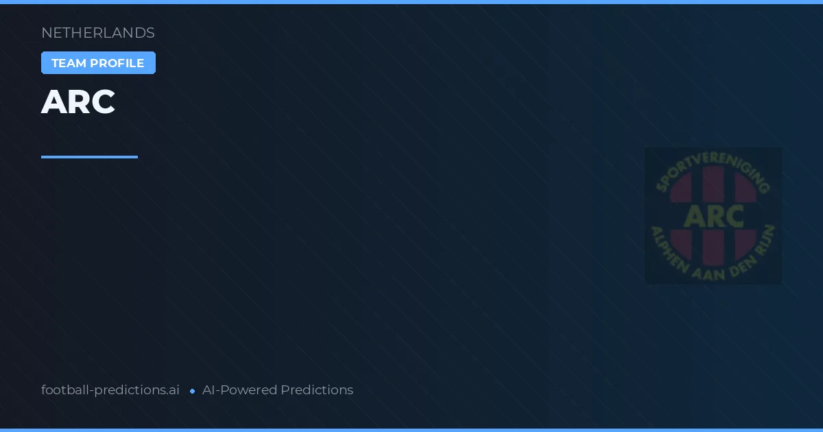 ARC Pronósticos y estadísticas