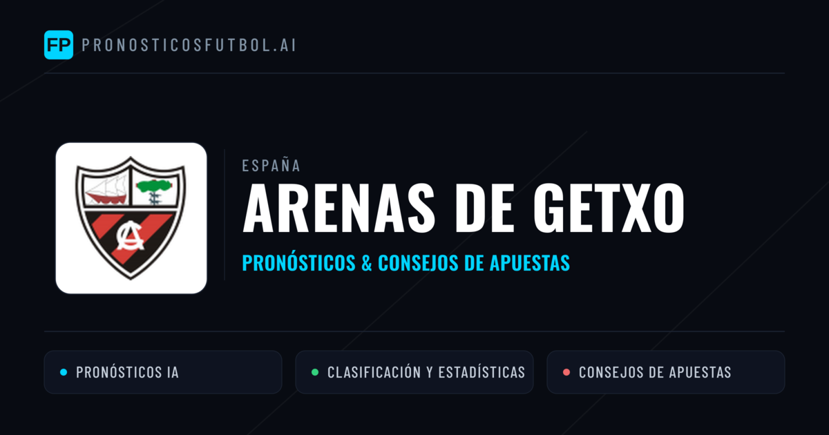 Arenas de Getxo Pronósticos y estadísticas