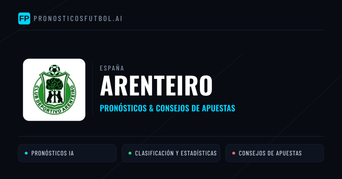 Arenteiro Pronósticos y estadísticas