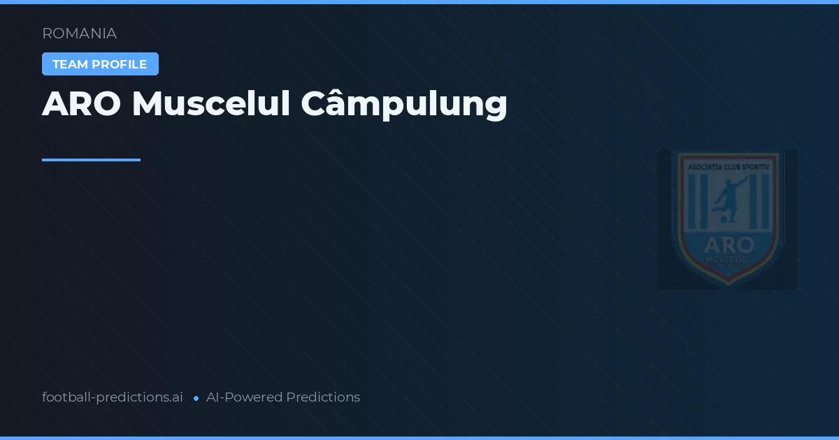 ARO Muscelul Câmpulung Pronósticos y estadísticas