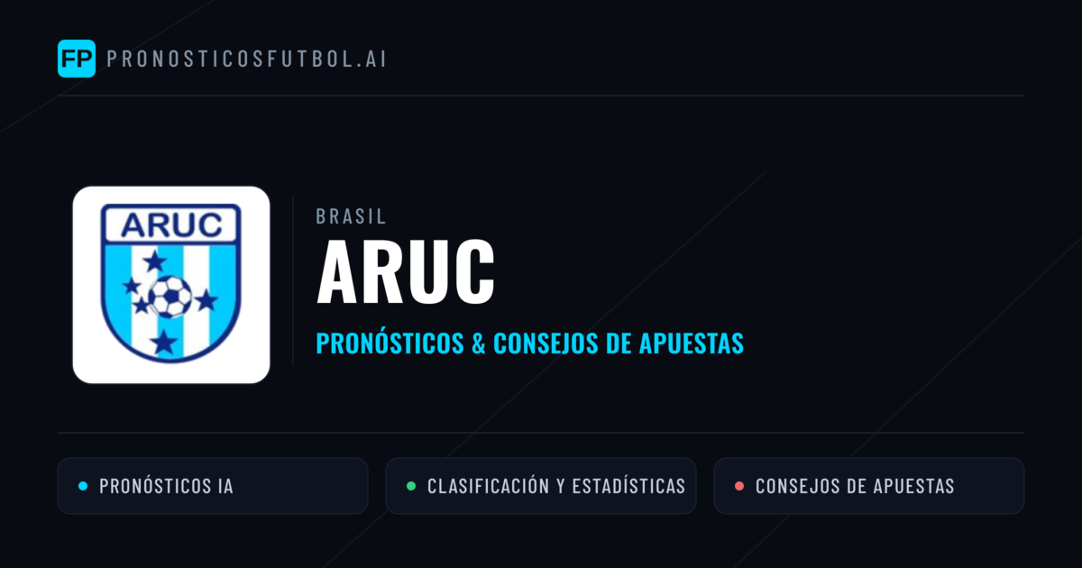 ARUC Pronósticos y estadísticas