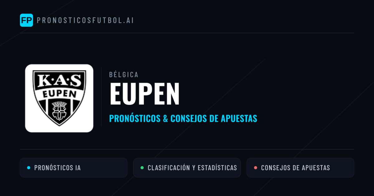 Eupen Pronósticos y estadísticas