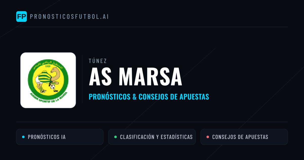 AS Marsa Pronósticos y estadísticas
