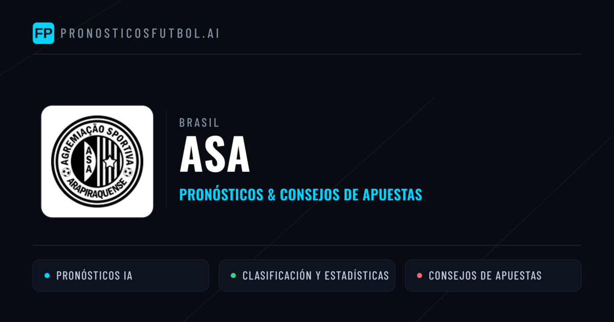 ASA Pronósticos y estadísticas