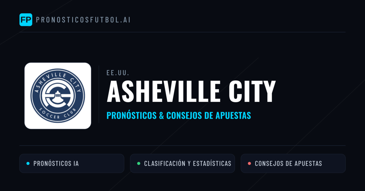 Asheville City Pronósticos y estadísticas