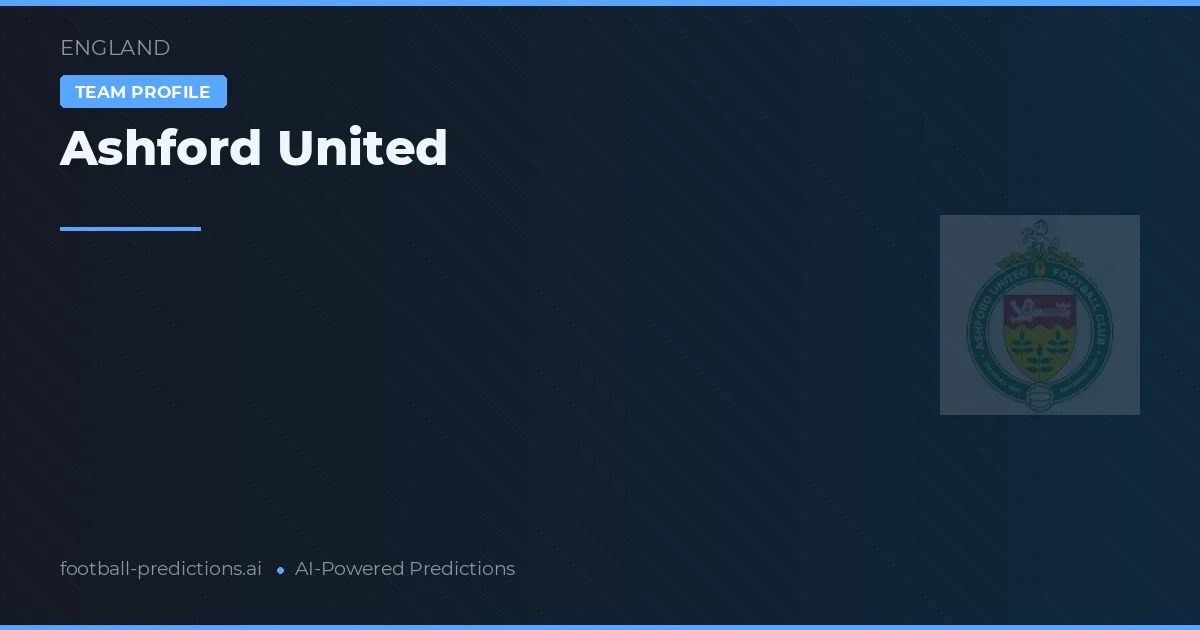 United de Ashford Pronósticos y estadísticas