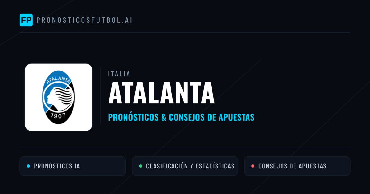 Atalanta Pronósticos y estadísticas