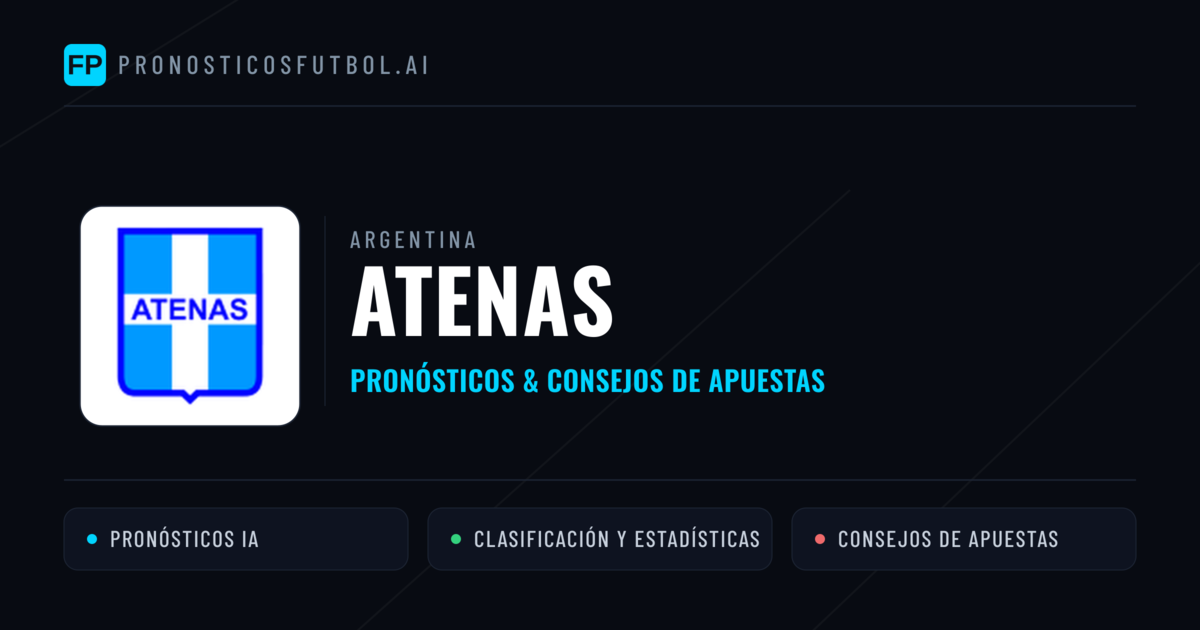 Atenas Pronósticos y estadísticas