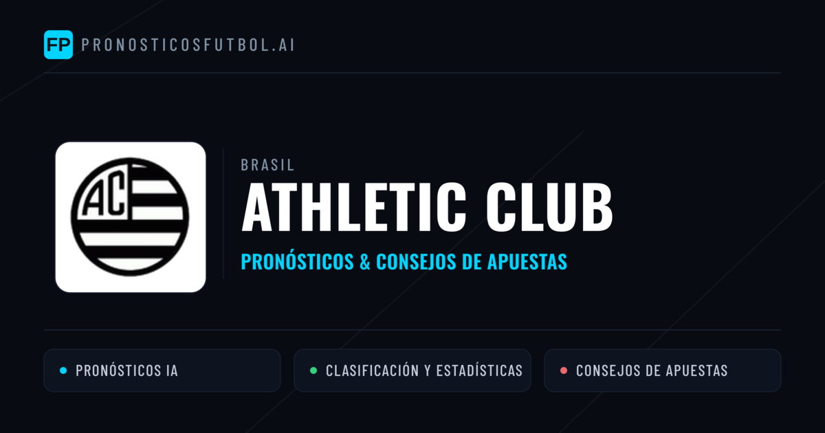 Athletic Club Pronósticos y estadísticas