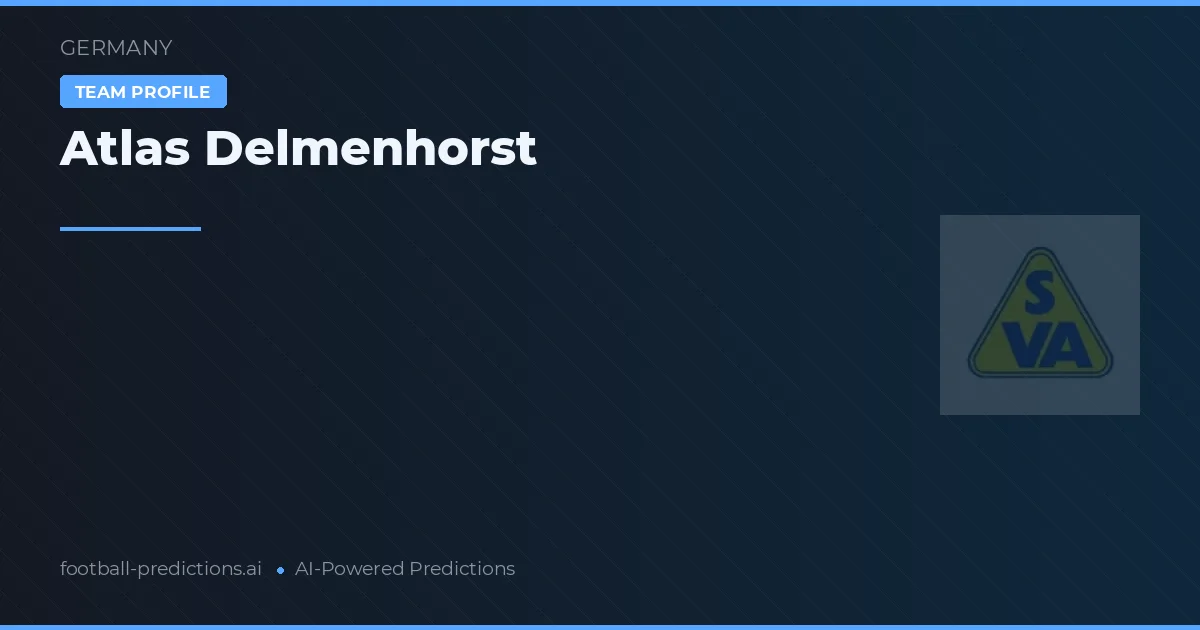 Atlas Delmenhorst Pronósticos y estadísticas