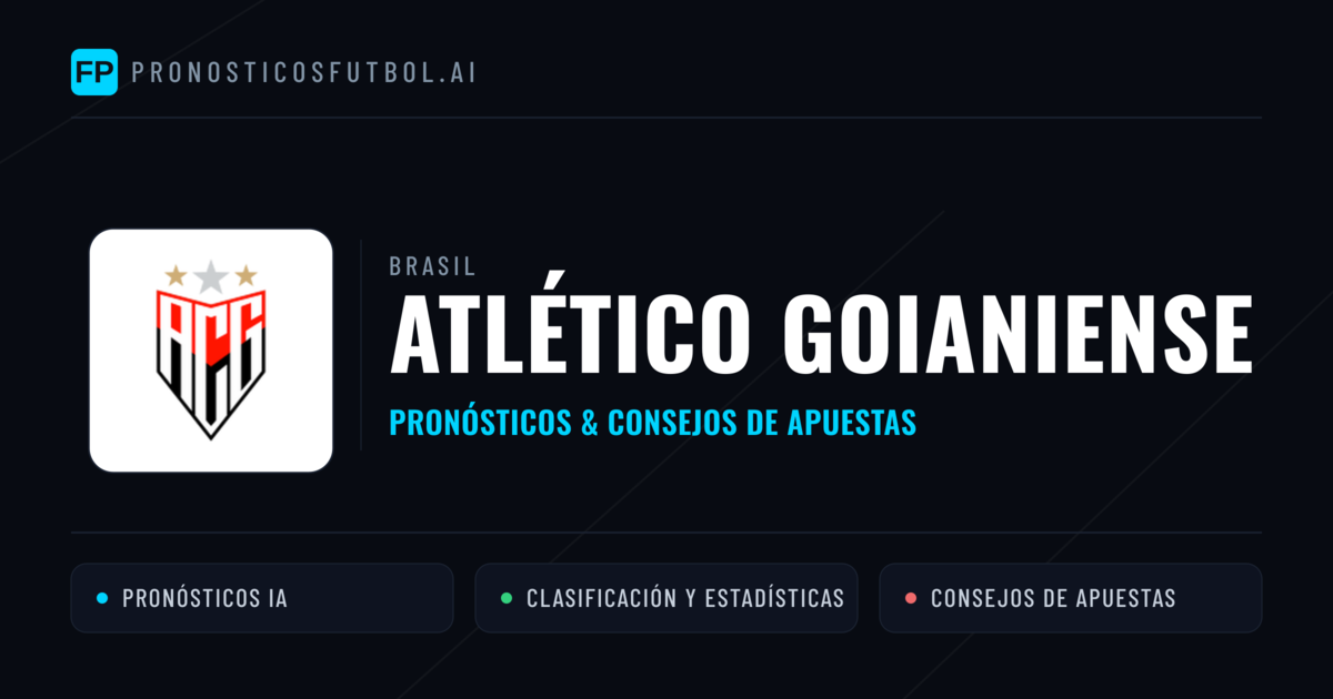 Atlético Goianiense Pronósticos y estadísticas