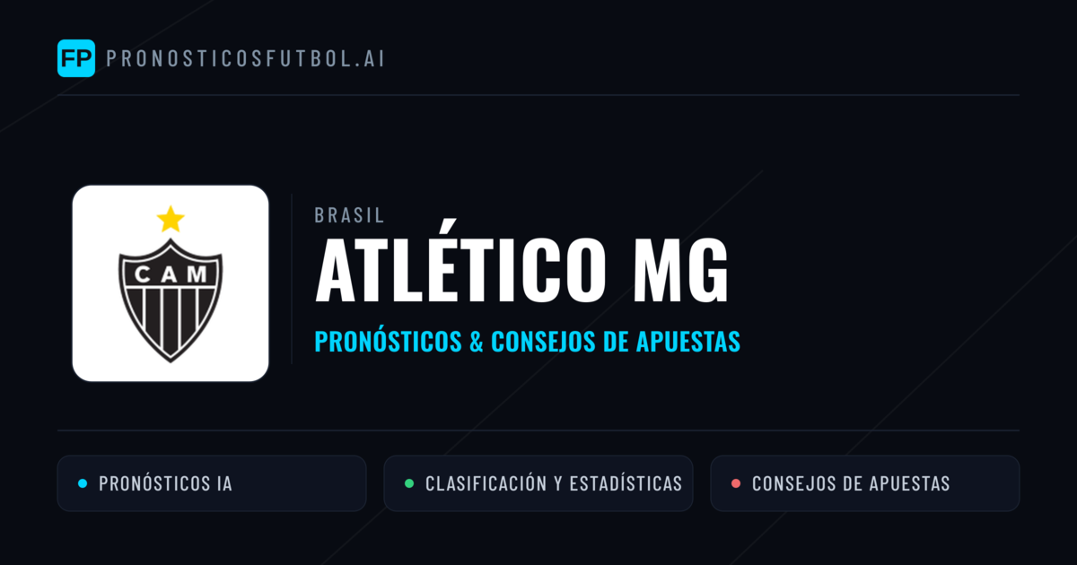 Atlético MG Pronósticos y estadísticas