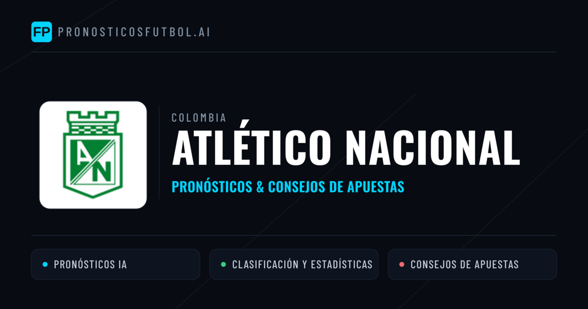 Atlético Nacional Pronósticos y estadísticas