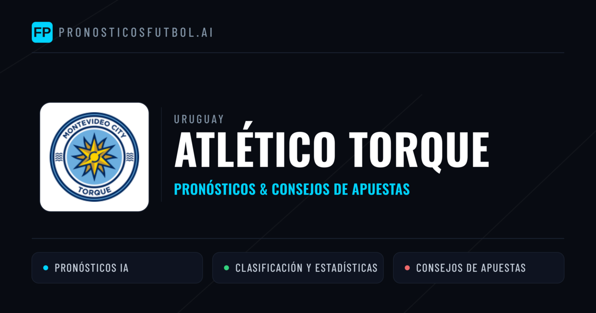 Atlético Torque Pronósticos y estadísticas