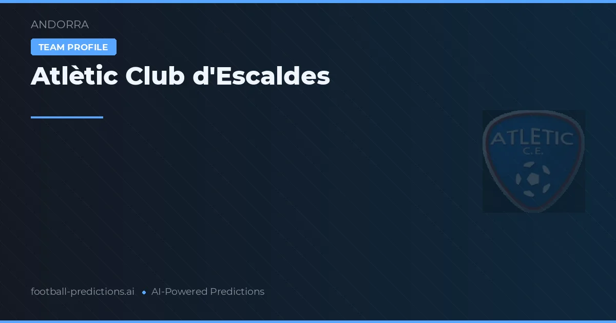 Atlètic Club d'Escaldes Pronósticos y estadísticas