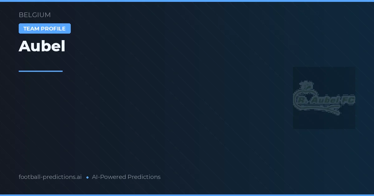 Aubel Pronósticos y estadísticas