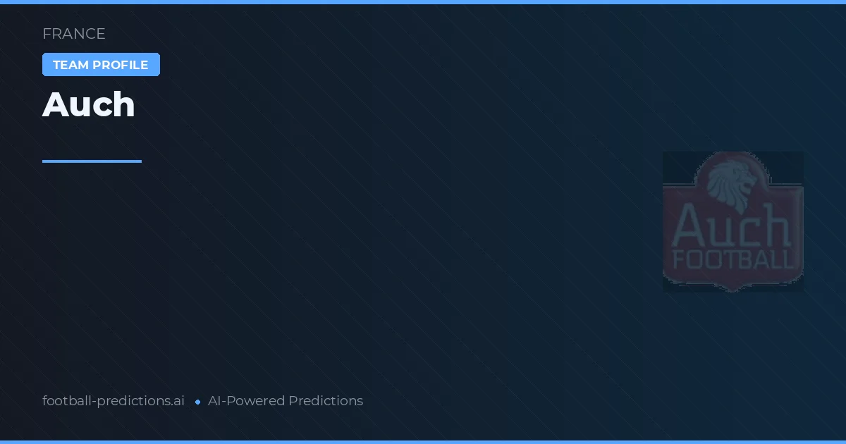 Auch Pronósticos y estadísticas